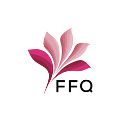 Obraz premium FFQ Modern Floral Abstract Logo Design, FFQ Later Logo, Creative Botanical Brand Identity, Luxury Flower Emblem for Business 