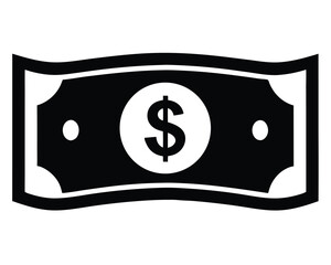 A dollar bill isolated on white background representing money Ai Generated