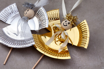 Close View Some Christmas Paper