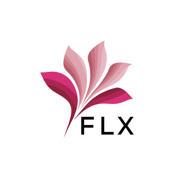 FLX Modern Floral Abstract Logo Design, FLX Later Logo, Creative Botanical Brand Identity, Luxury Flower Emblem for Business
