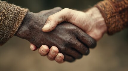 Fototapeta premium Building relationships across cultures requires understanding, respect, and flexibility to bridge differences effectively. 