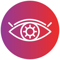 Vision line icon style