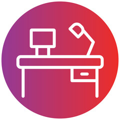 Workspace Line Icon Style