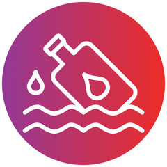 Water Line Icon Style