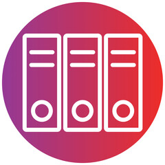 Documents Line Icon Style