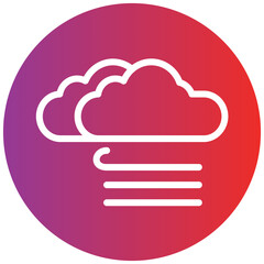 Mist Line Icon Style