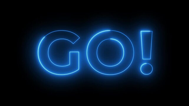 321 countdown animation on black background. 4k video