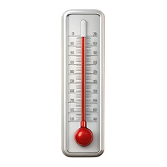 thermometer icon isolated on white background