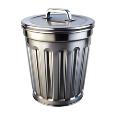 trash can icon isolated on white background