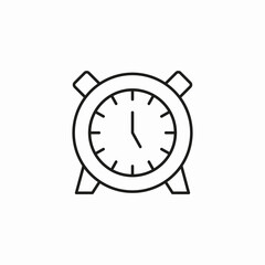 classic alarm clock icon sign vector
