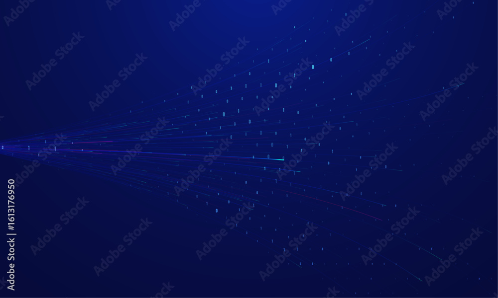 Poster abstract big data code representation. modern high-tech data background. graphic concept for your de