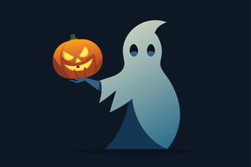 Fototapeta premium halloween background with pumpkin
