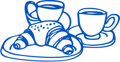 Glass with beverage and citrus garnish, stylized for summer