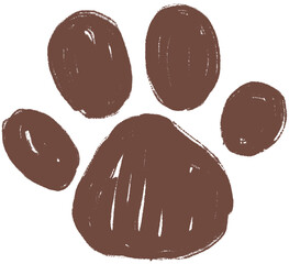 Pet paw editable stroke. footprints Pet paw, Heart with pet paw print dog cat icon