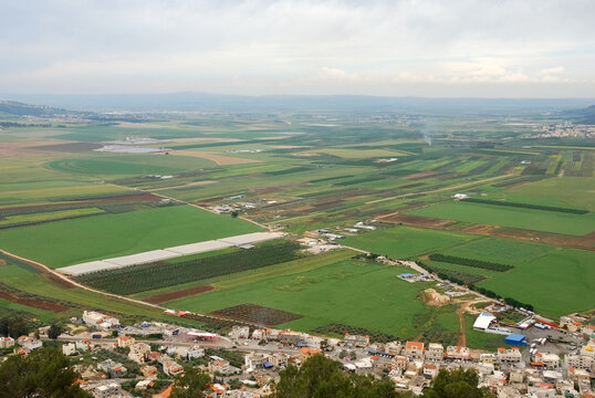 Vistas desde el Monte Tabor, Israel