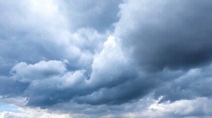 Dramatic cloudy sky with varying shades of gray, evoking a sense of calm and contemplation. Perfect for nature-themed projects.