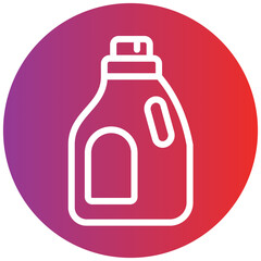 Detergent Line Icon Style
