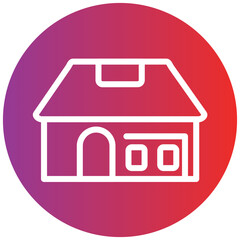 Shop Line Icon Style