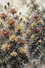 Enchanted Garden of Fragrant Blooms