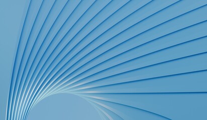 White background stripes 3D wavy pattern, elegant abstract striped pattern, interesting architectural minimal white grey backdrop, 3D render illustration. © Jaggu's photos