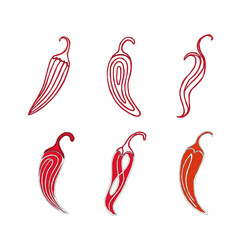 hot chili pepper. Red chili pepper hand drawn illustration. Vibrant red chili pepper illustration. Hand drawn red chili pepper. Red chili pepper doodle. Spicy Red Vegetable Hand Drawn Illustration.