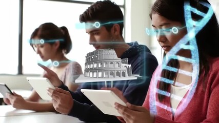 Augmented Reality Learning: Students Exploring Virtual Worlds - Powered by Adobe