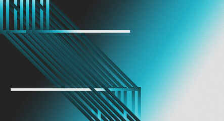 A Smooth mixing teal white black grainy gradient color flow with lines overlay texture background, music cover dance party poster design, grainy noise texture banner website header design, wallpaper
