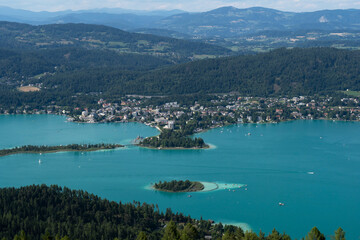 Fototapeta premium Panorama Wörther See, Austria