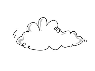 Cloud  vector illustration. eps