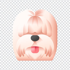 Bergamasco Sheepdog breed vector