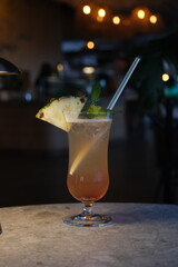 Sex on the beach cocktail