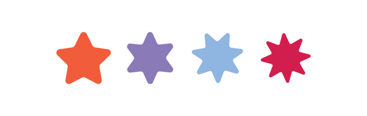 starburst, sunburst badges, Sale sticker, price tag, starburst icon set , Circle sticker set. Wavy edge promo red badges. Star burst shape tags for price. Red sale tag