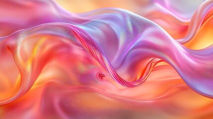 Obraz premium Iridescent draped cloth with colorful hues