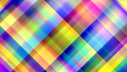 Colorful Diagonal Stripes Abstract Background with Smooth Transitions and Overlapping Geometric Shapes