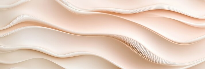 Obraz premium Pastel Tangerine and Grapefruit Gradient Background with Soft Textures for Artistic Wave Designs