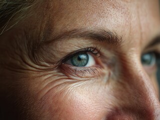 wrinkles around the eyes