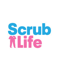 Nurse T-Shirt Design Bundle – Funny and Inspirational Nurse Quotes, Stethoscope, Heartbeat, Medical Icons – Perfect for Sublimation, Scrub Tops, and Print-on-Demand Apparel Projects