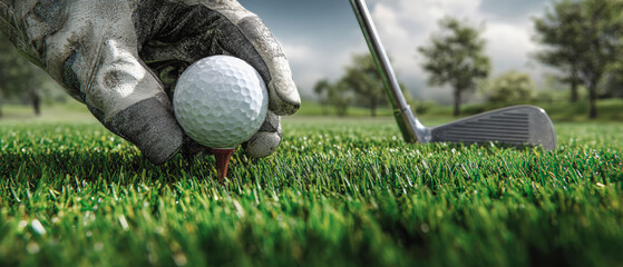 Mastering the art of golf putting on a lush green course under the sun