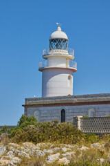 View of the Sant Antoni lighthouse near Xabia, Spain