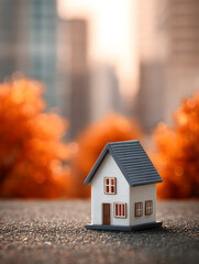 Real estate, property, selling and buying premises for business. Real estate concept. Neural network AI generated art