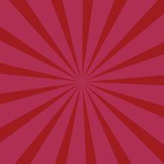Radiant Sunburst Pattern with Alternating Crimson and Burgundy Stripes Emanating from Center. new, trendy, 2025, unique,
