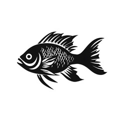 Fototapeta premium fish clip art silhouette