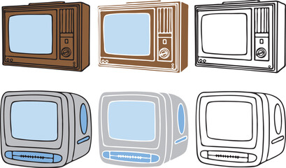 Hand Drawn Retro TV