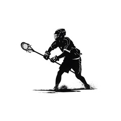 lacrosse silhouette