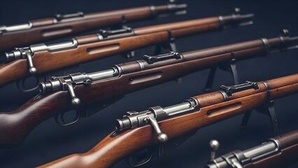 WWI & WWII Rifles: A Collection of Vintage Military Firearms