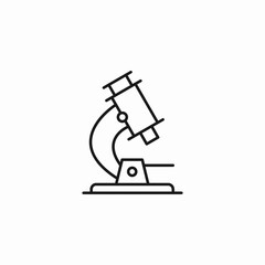 lab microscope device icon sign vector