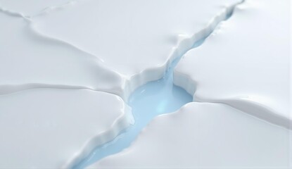 A detailed image showcasing a self-healing material repairing a crack with a subtle blue glow. Futuristic and scientific aesthetic., ultra detailed, 8k resolution, HDR, professional