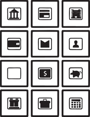 Abstract geometric shape silhouette with vibrant color accents