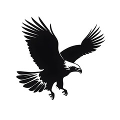 Obraz premium eagle vector silhouette