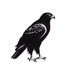 Fototapeta premium a falcon silhouette